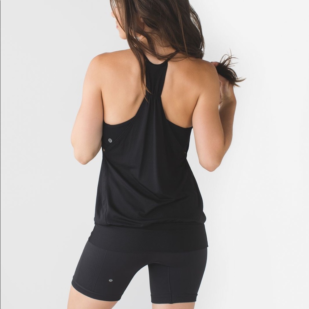 5 for $25 Lululemon Black No Limits Tank